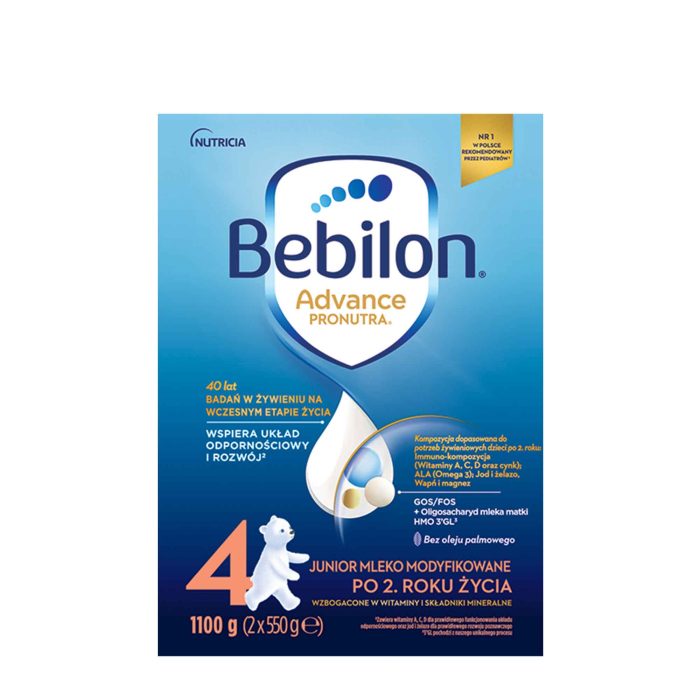 Bebilon 4 pronutra-advance mleko modyfikowane po 2. Roku 1100 g (2x550g)