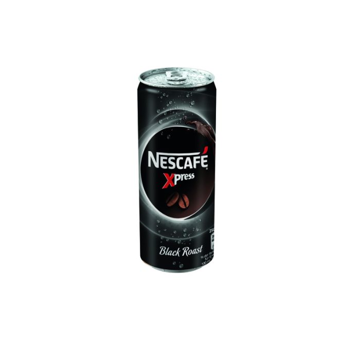 Nescafe xpress black roast can in-out