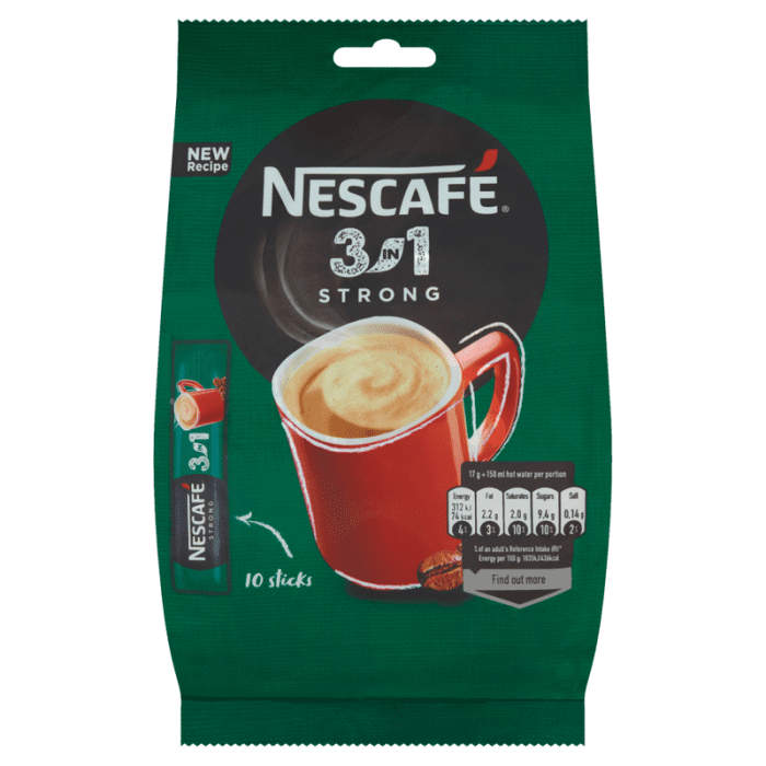 Nescafe 3in1 strong 10x17g