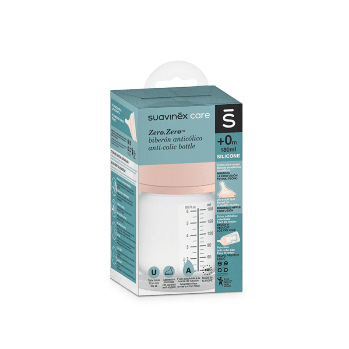 Suavinex butelka 180ml smoczek silikon +0m