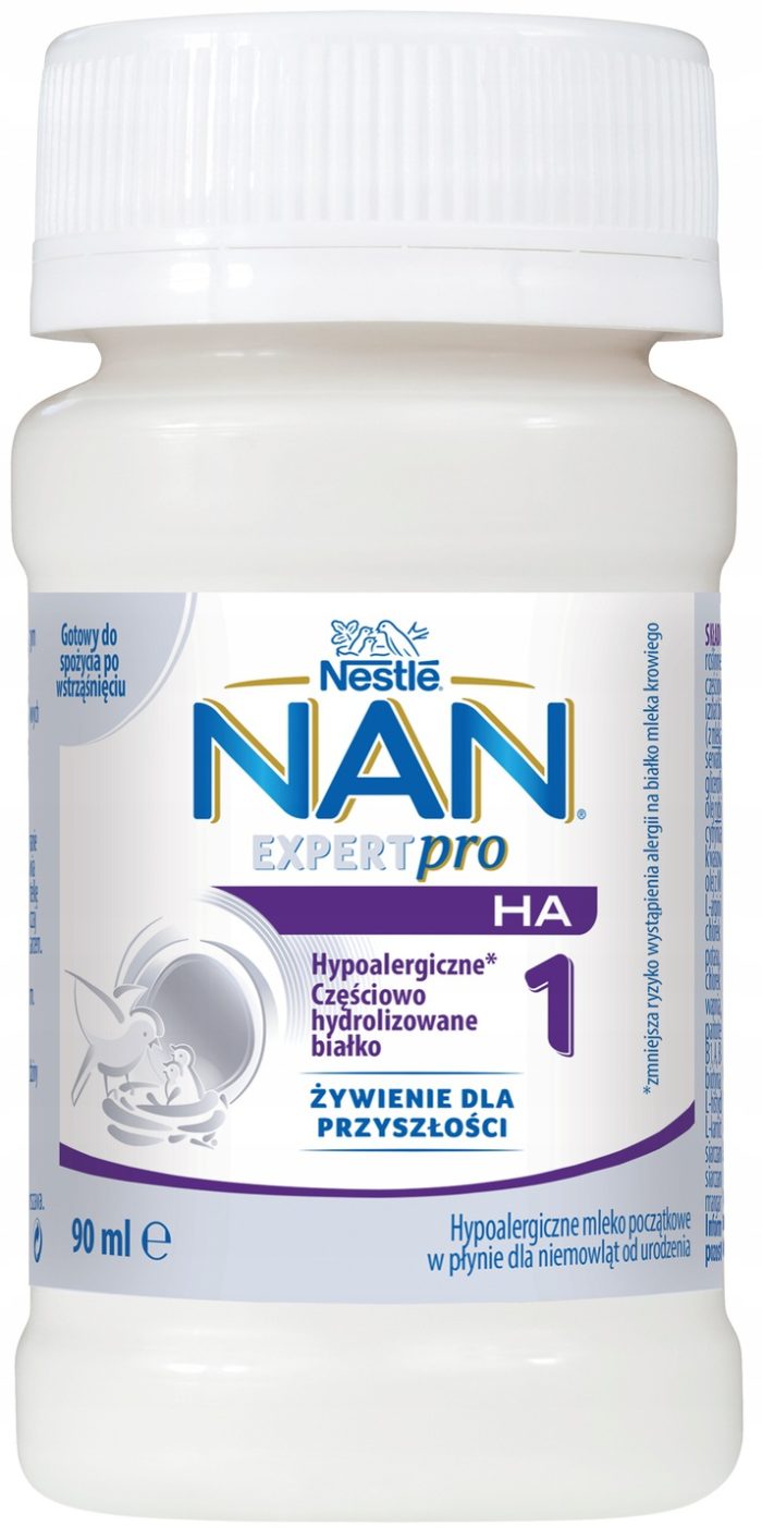 Nestle nan expertpro ha 1 mleko początkowe 90ml x 32 sztuki