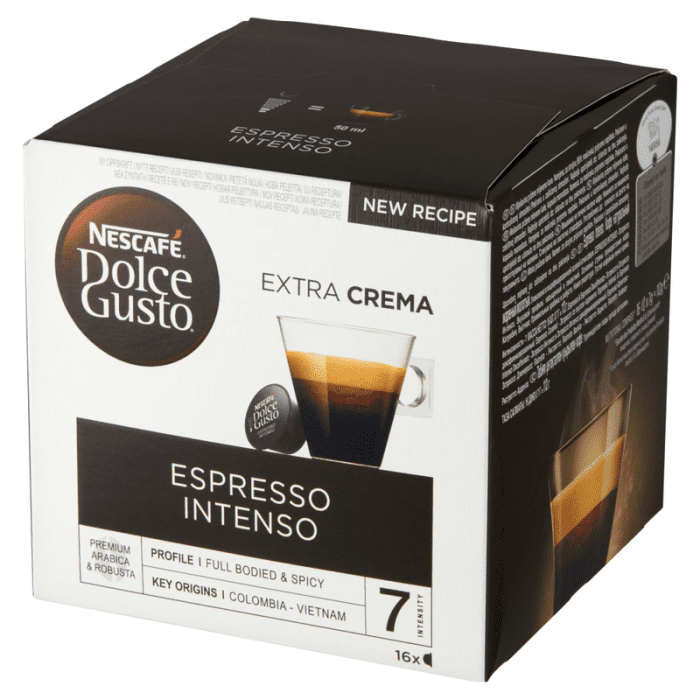 Nescafe dolce gusto espresso intenso 16cap 112g