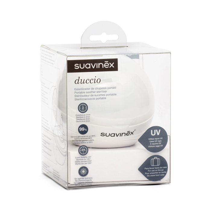 Suavinex sterylizator do smoczków. Biały