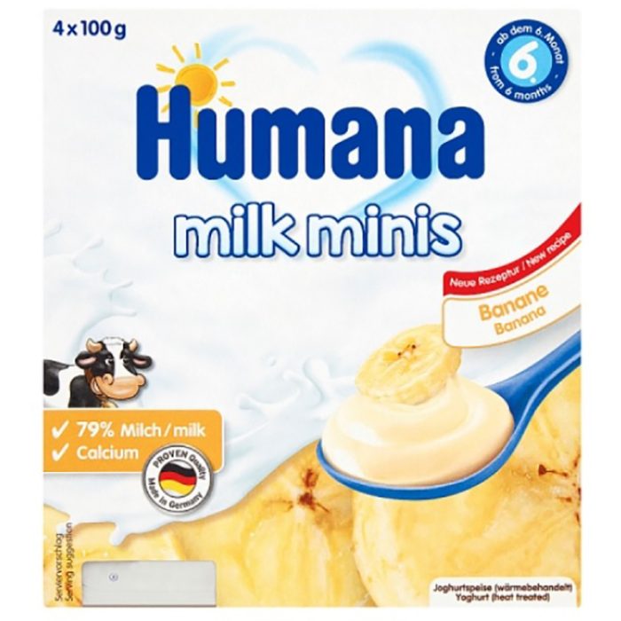 Humana deserek jogurtowy banan 4x100g