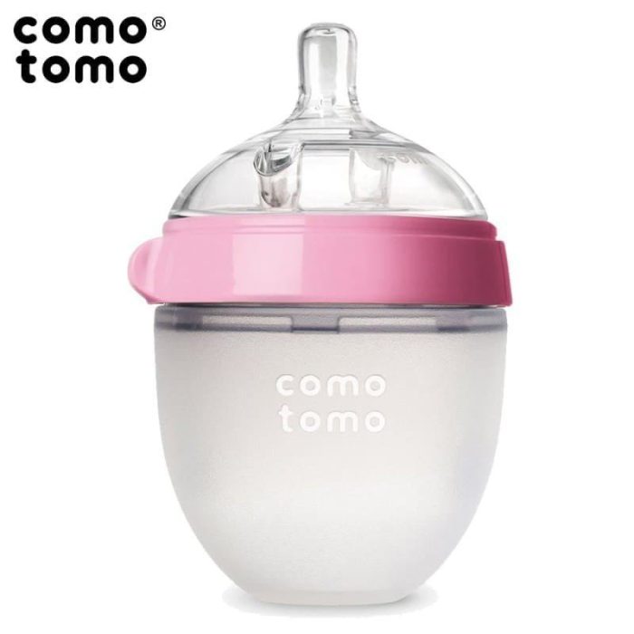 Comotomo 2 antykolkowe butelki pink 2 pack 250ml