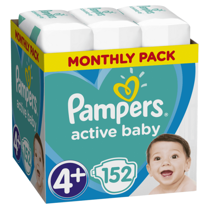 Pampers pieluchy s4p abd monthly box 152