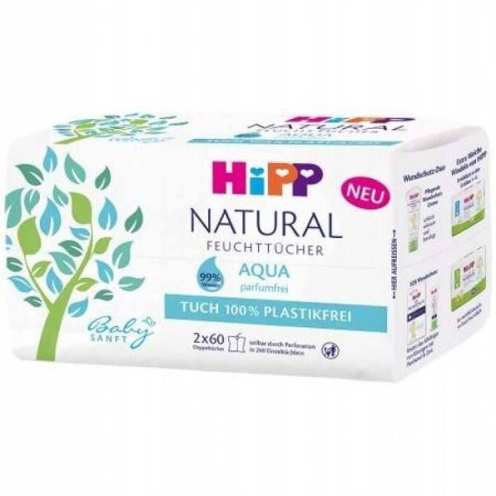 HIPP Chusteczki Natural Aqua