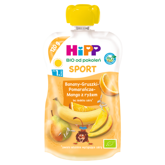 Hipp hippis s. Drink ban-grusz-pomar-mango bio 120g