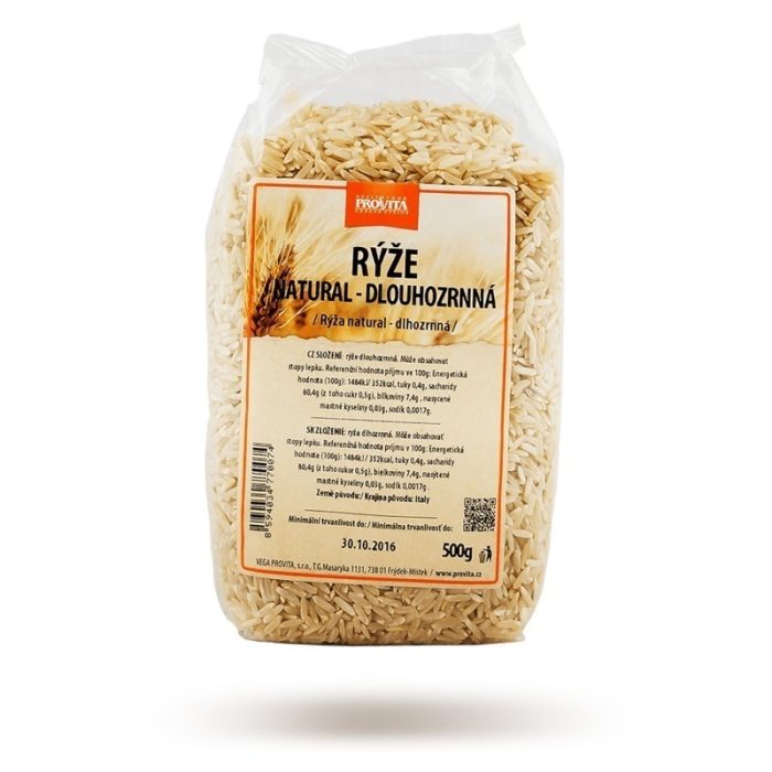 Vegamarket ryż naturalny pełnoziarnisty 500g