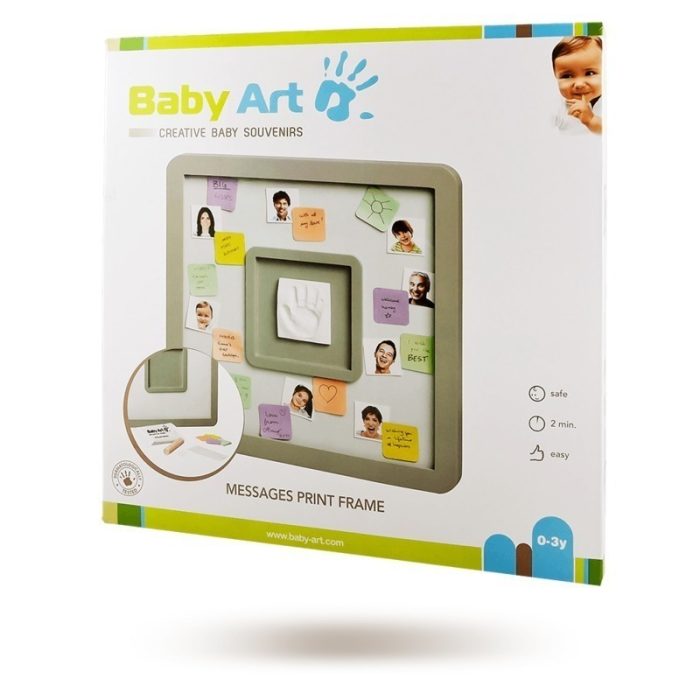Baby art messages print frame