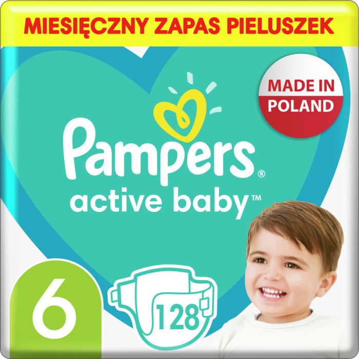 Pampers active baby 6 (128 szt. )