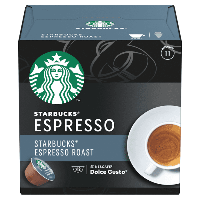Starbucks espresso roast ndg 12cap 66g