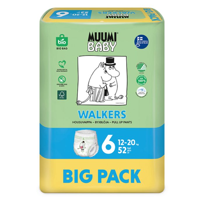 Muumi pieluchomajtki 6 (12-20kg) 52 szt big pack