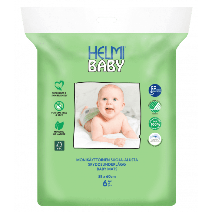 Helmi baby mata higieniczna 6 szt eko