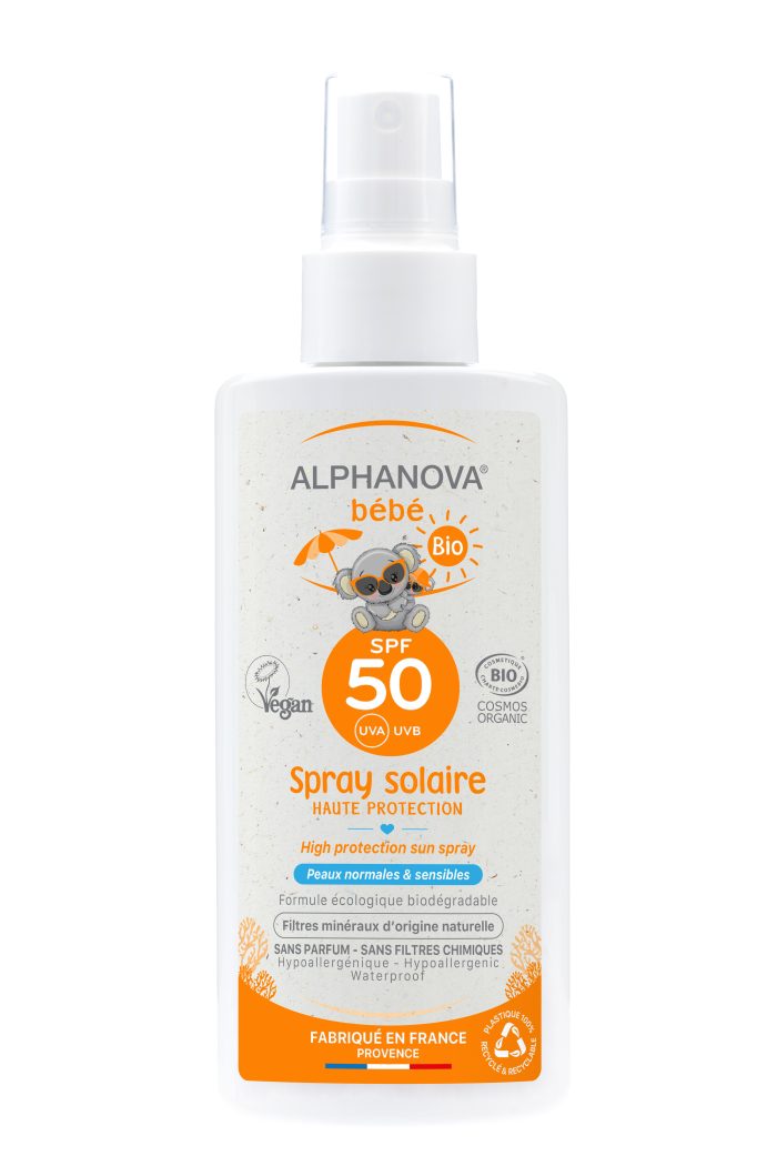 Alphanova bebe spray na słońce spf50+ 50g