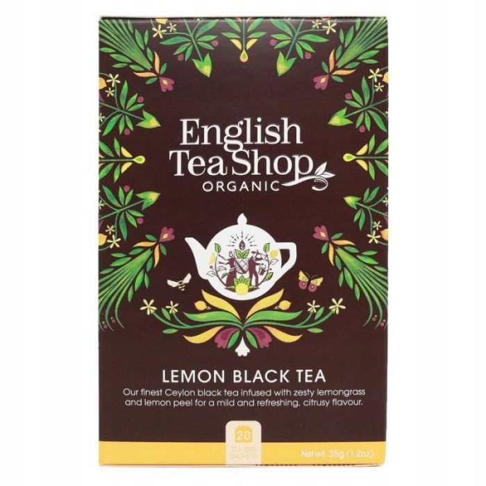 English tea shop herbata czarna z trawą cytrynową