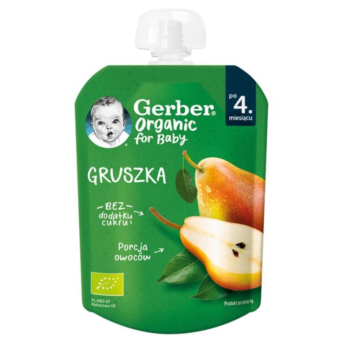 GERBER Mus Organic Gruszka 80g