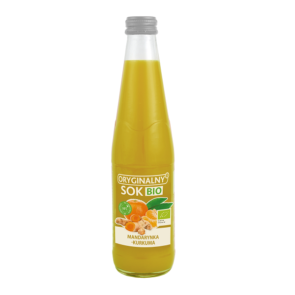 Oryginalny sok bio sok mandarynka-kurkuma, 330ml