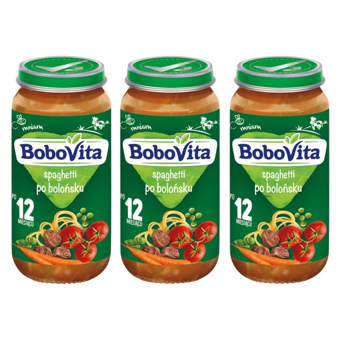 Bobovita obiadek spaghetti po bolońsku 1-3 lata 3x250 g