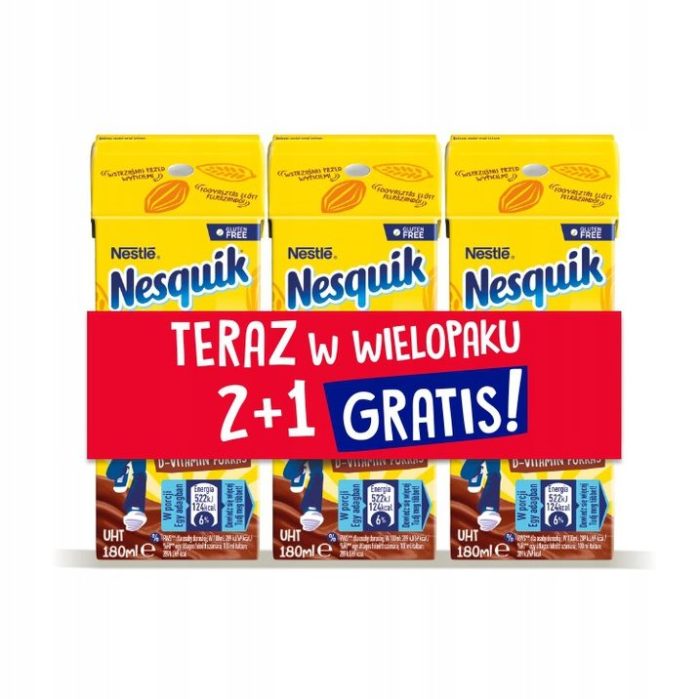 Nesquik rtd (3x 180ml) kakao