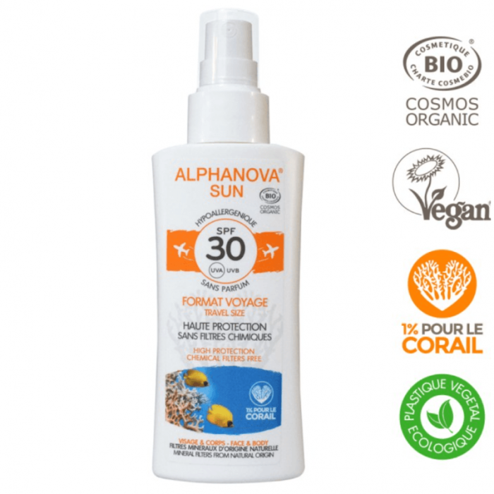 ALPHANOVA Sun Spray z filtrem SPF30 TRAVEL 90g