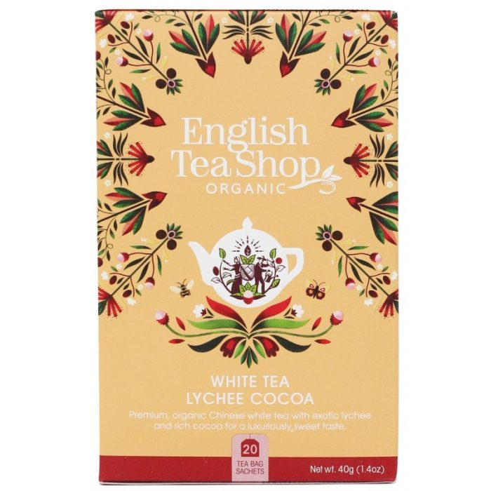 English tea shop herbata biała z kakao. Liczi