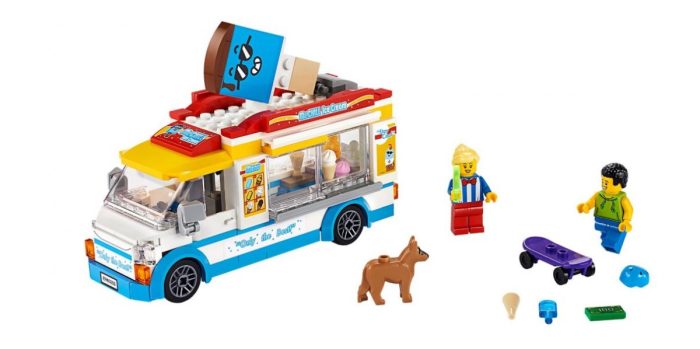 Lego friends furgonetka z lodami