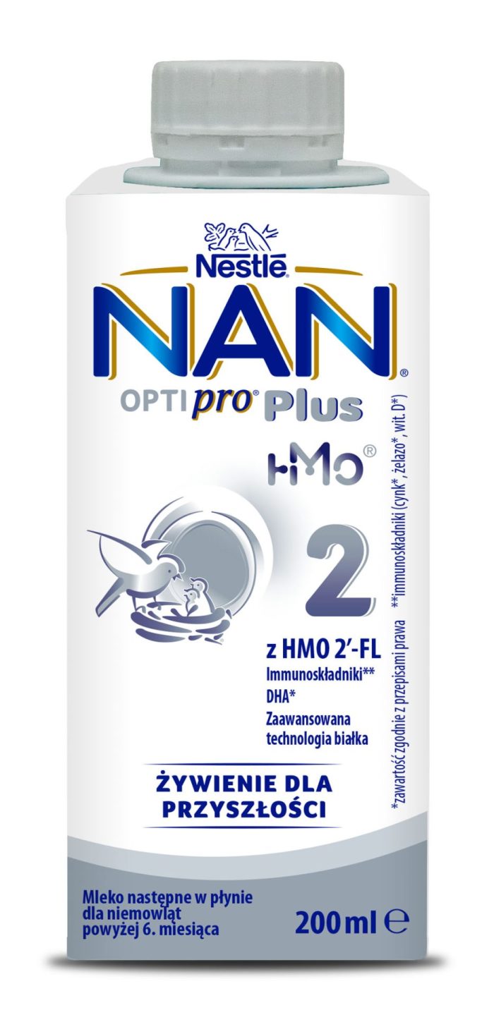 Nan optipro plus 2 w płynie 12x200 ml