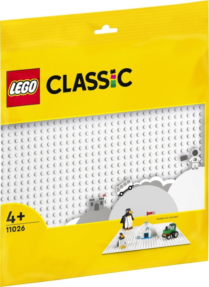 Lego classic biała płytka konstrukcyjna