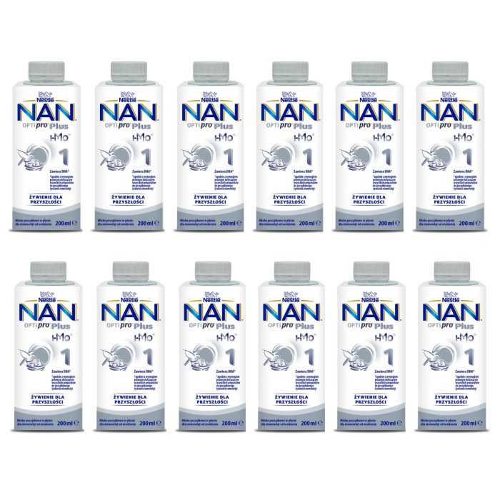 Nan optipro plus 1 w płynie 12x200 ml