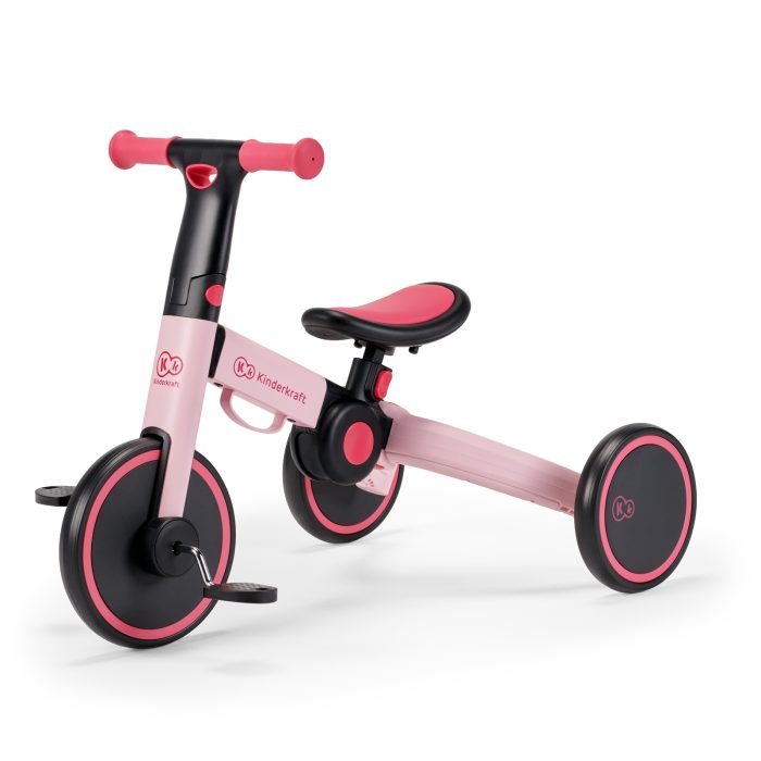 Kinderkraft rowerek trójkołowy candy pink