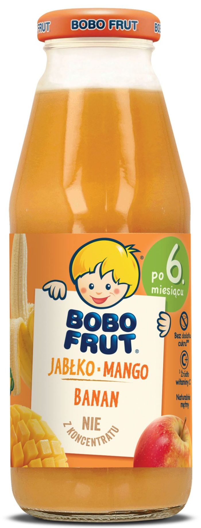 BOBO FRUT Nektar jabłko mango banan, 300ml