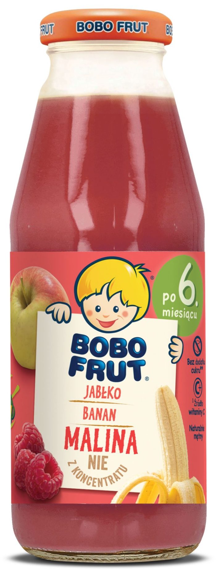 Bobo frut nektar owocowy jabłko banan malina 300ml