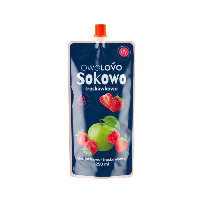 OWOLOVO Sok jabłkowo- truskawkowy 250 ml
