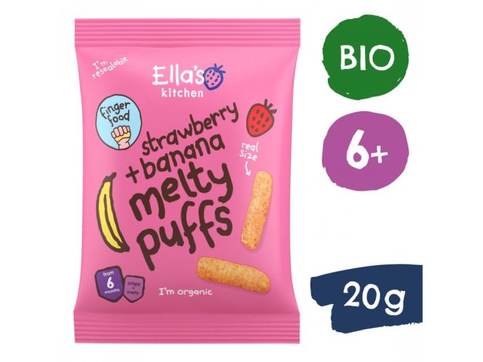 Ella's bio chrupki truskawka i banan (20g)