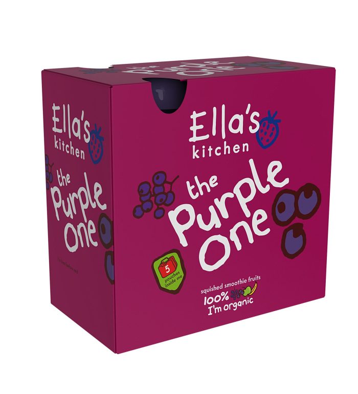 Ella's bio organic owocowy z czarną porzeczką 5x90g