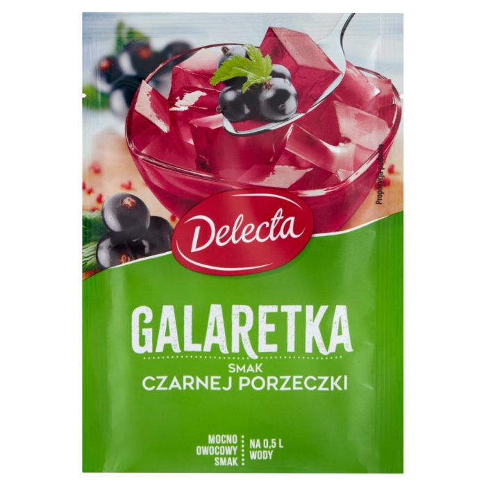 DELECTA Galaretka o smaku czarnej porzeczki, 70g