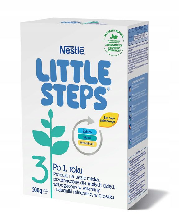 Nestle little steps 3 mleko modyfikowane junior dla dzieci po 1 roku 2 x 500g