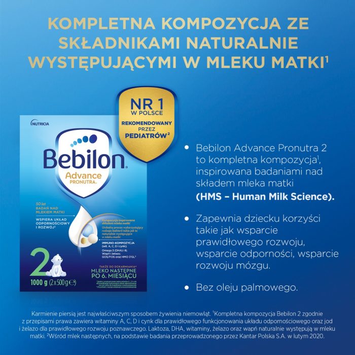 BEBILON 2 Advance Pronutra, 4x1000g