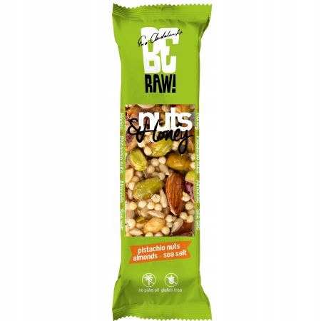 Beraw baton nuts&honey bar pistachio, 30g