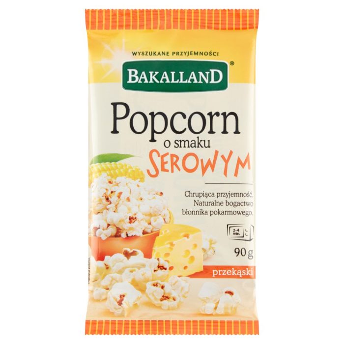 Bakalland popcorn serowy, 90g