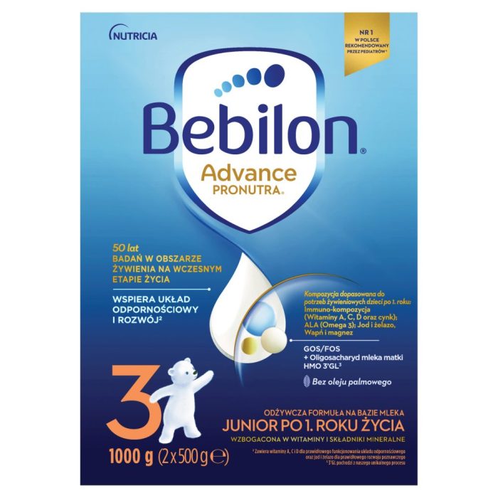 Bebilon 3 advance pronutra, 1000g