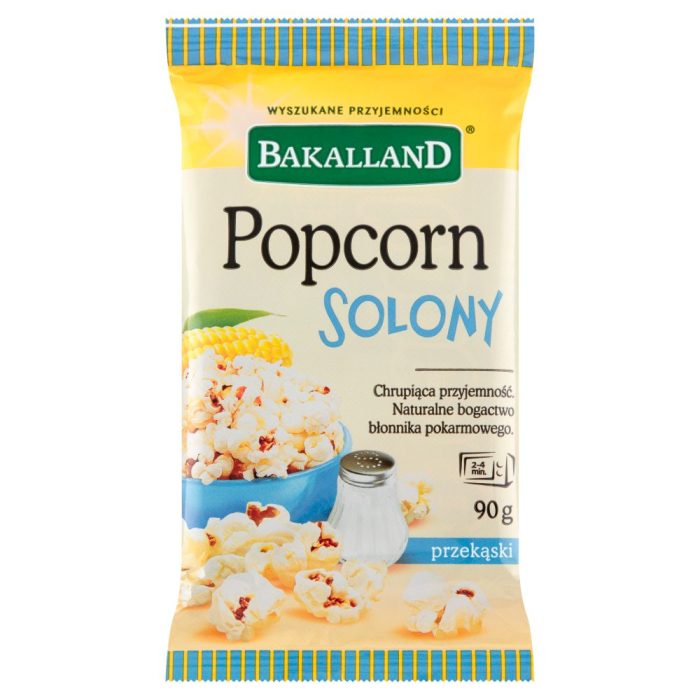 Bakalland popcorn solony, 90g