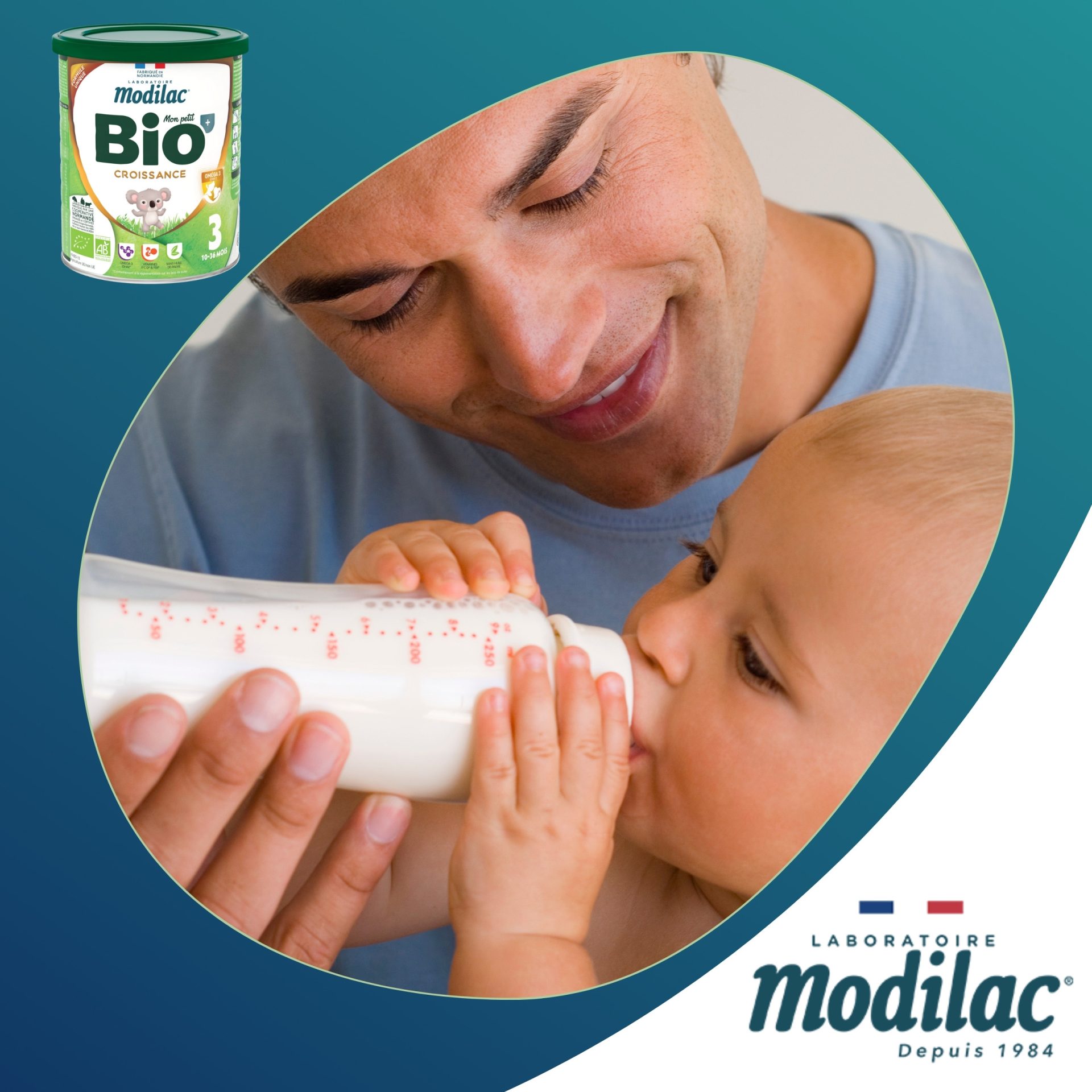MODILAC BIO 1 Organiczne mleko początkowe od urodzenia 800g