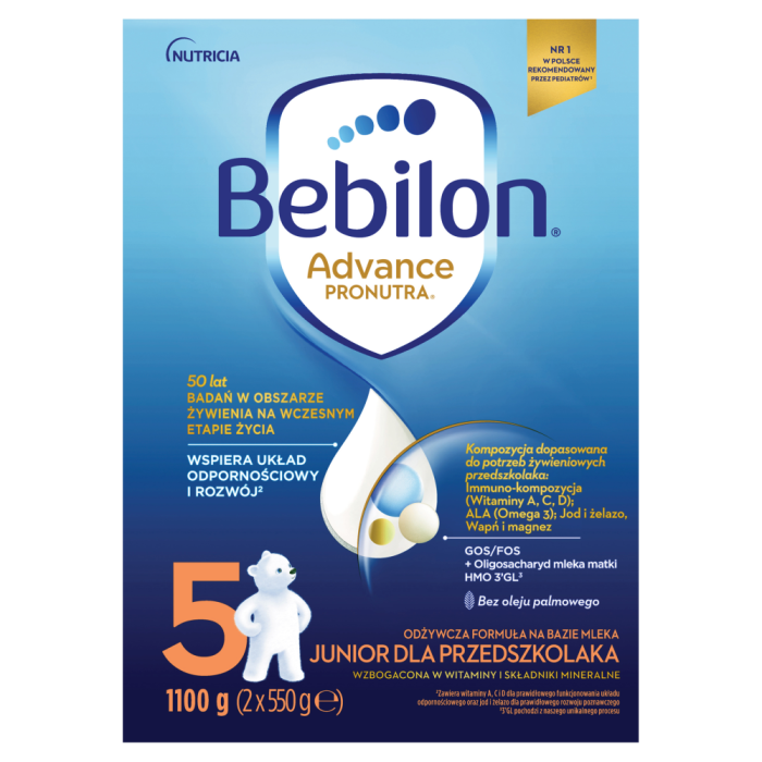 BEBILON 5 Pronutra-Advance, 1100g KRÓTKA DATA