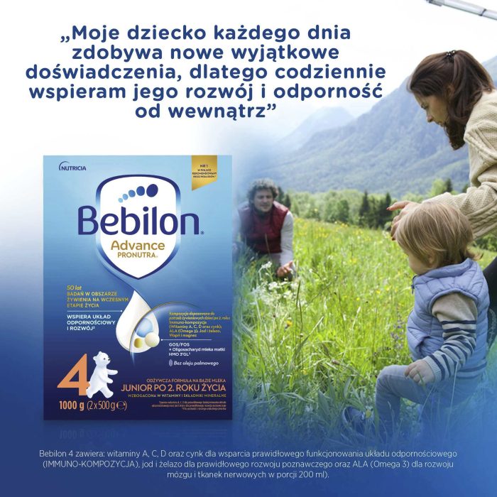 BEBILON 4 Advance Pronutra, mleko następne po 2. roku, 3x1000g