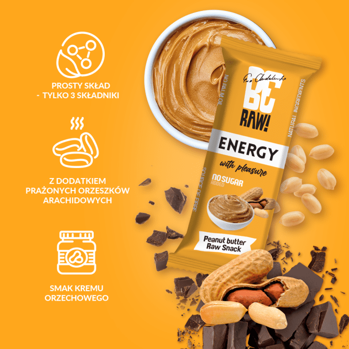 Beraw baton energy peanut butter, 40g