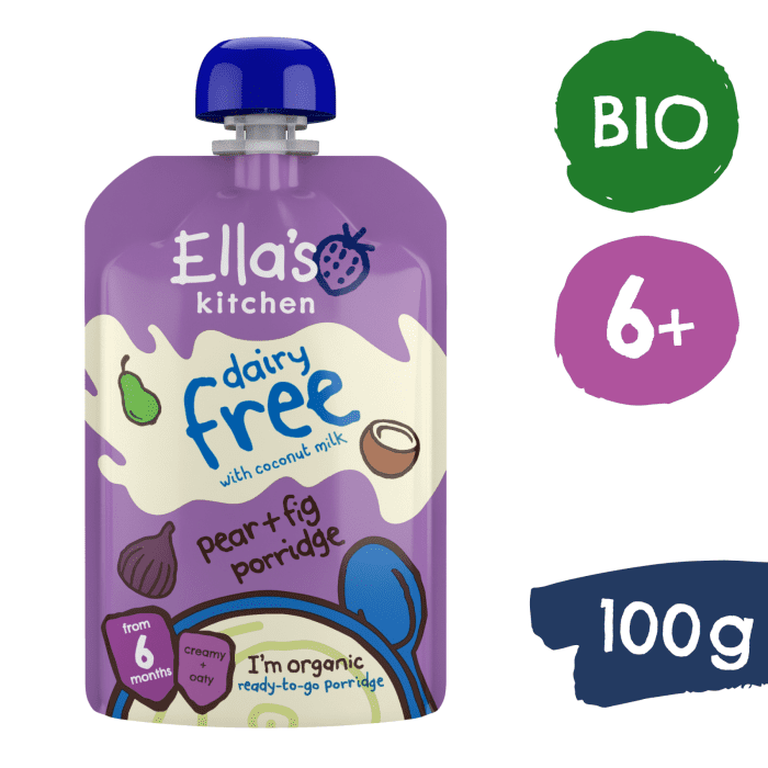 Ella's bio baby bezml kaszka z grusz i fig (100g)