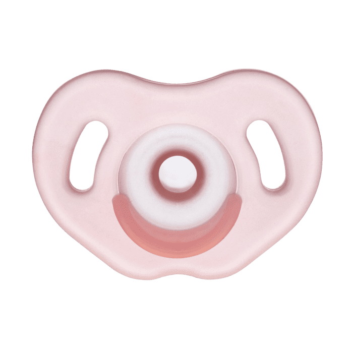 WEE BABY Smoczek silikonowy dla noworodka różowy
