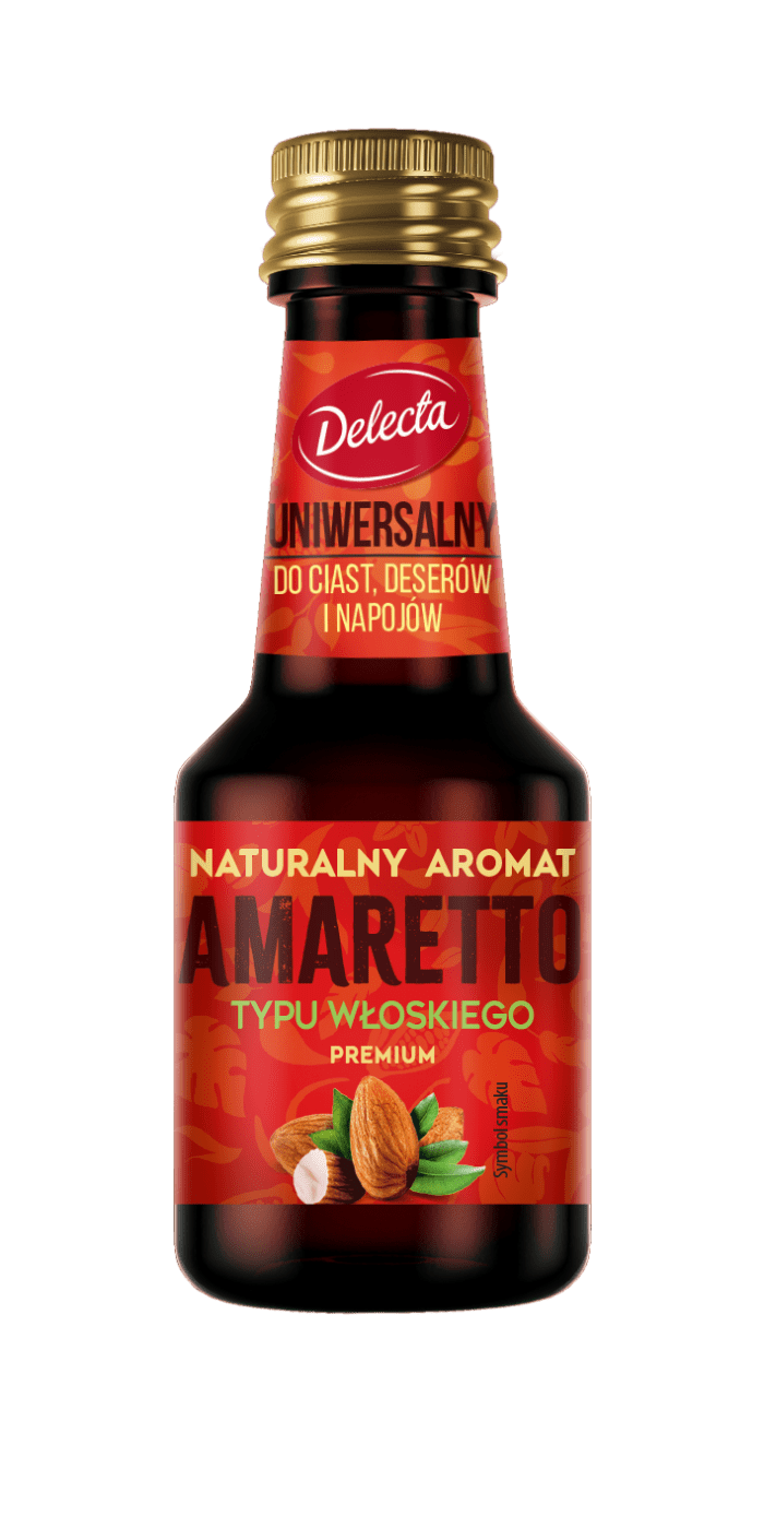 Delecta aromat naturalny amaretto, 30 ml